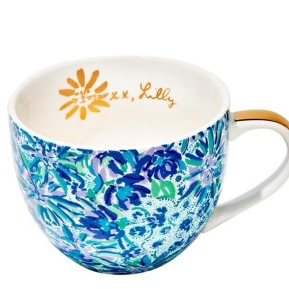 Lilly Pulitzer Ceramic Mugs Set of 2 - Picture 2 of 3